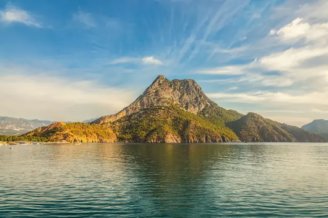 View of Adrasan Bay and its surroundings