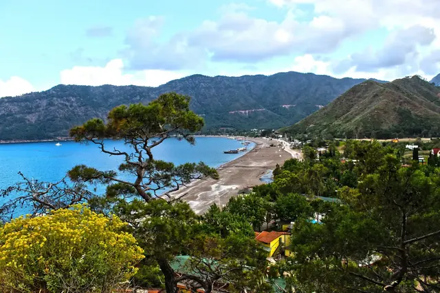 View of Adrasan Bay and its surroundings