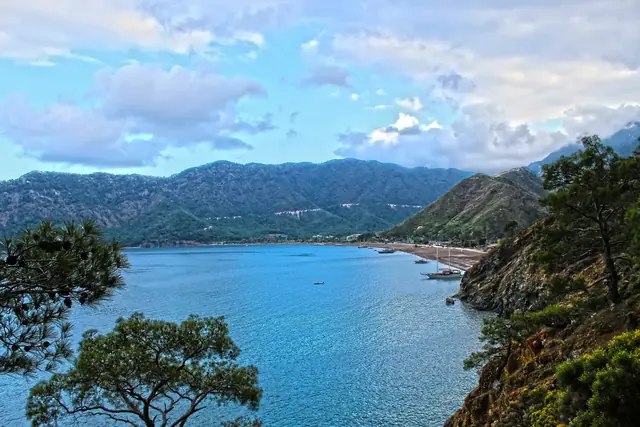 View of Adrasan Bay and its surroundings