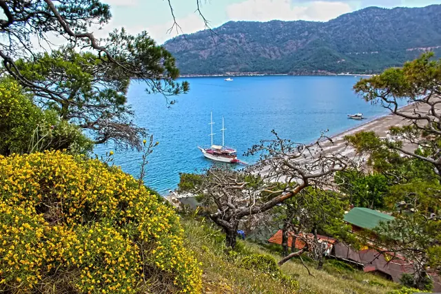 View of Adrasan Bay and its surroundings