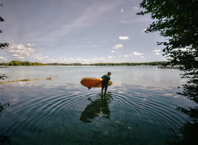 Adrasan'da SUP / paddle board deneyiminden temsili kare