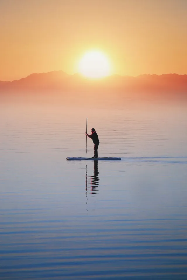 Adrasan'da SUP / paddle board deneyiminden temsili kare