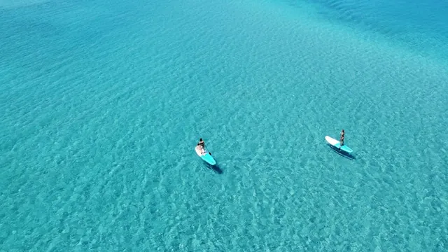 Adrasan'da SUP / paddle board deneyiminden temsili kare