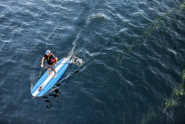 Adrasan'da SUP / paddle board deneyiminden temsili kare