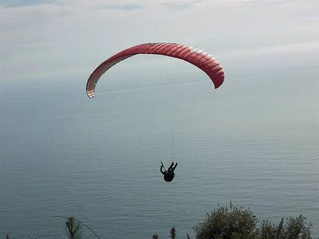 Photos from a paragliding flight in Adrasan
