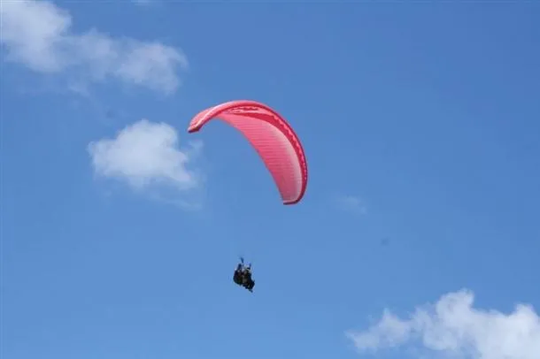 Photos from a paragliding flight in Adrasan