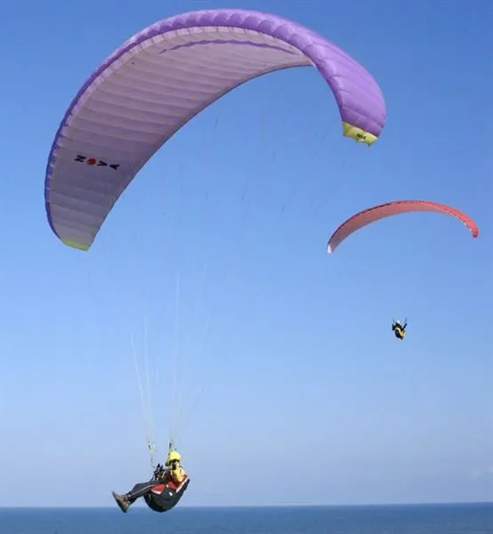 Photos from a paragliding flight in Adrasan
